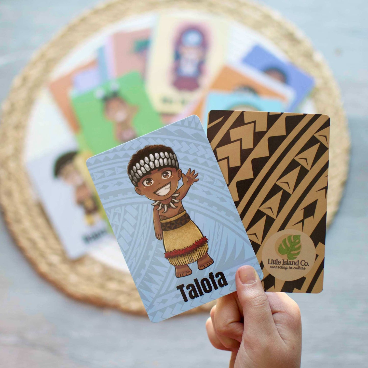South Pacific Island Matching Cards