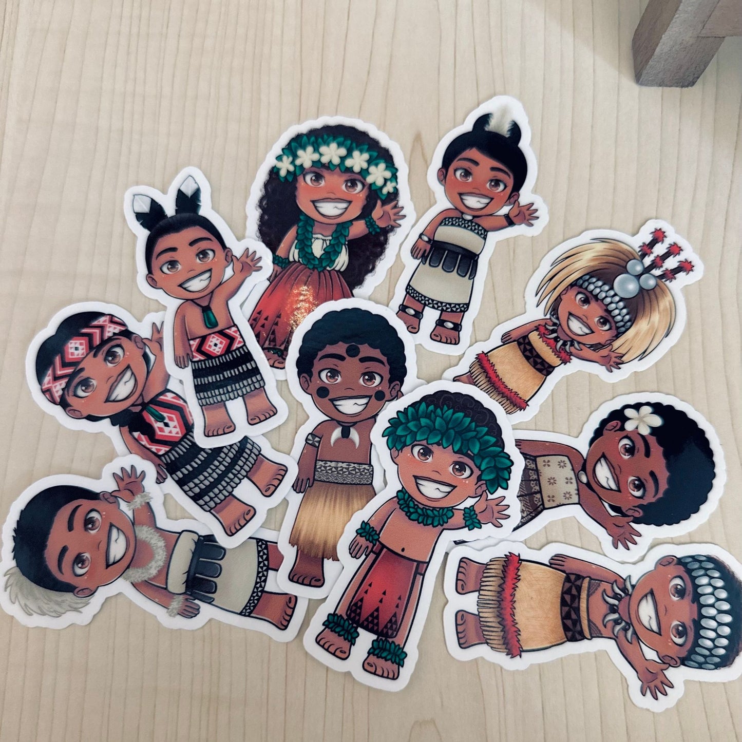 Pacific Islander Vinyl Sticker Bundle