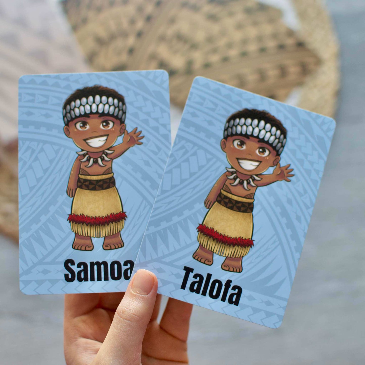 South Pacific Island Matching Cards
