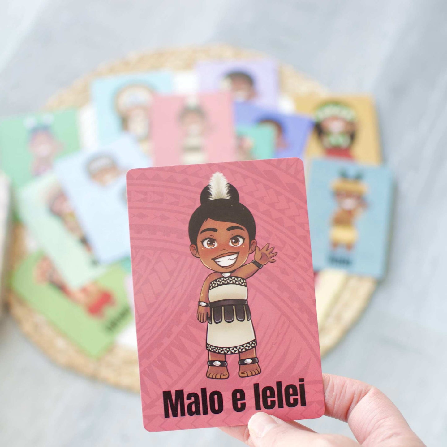 South Pacific Island Matching Cards