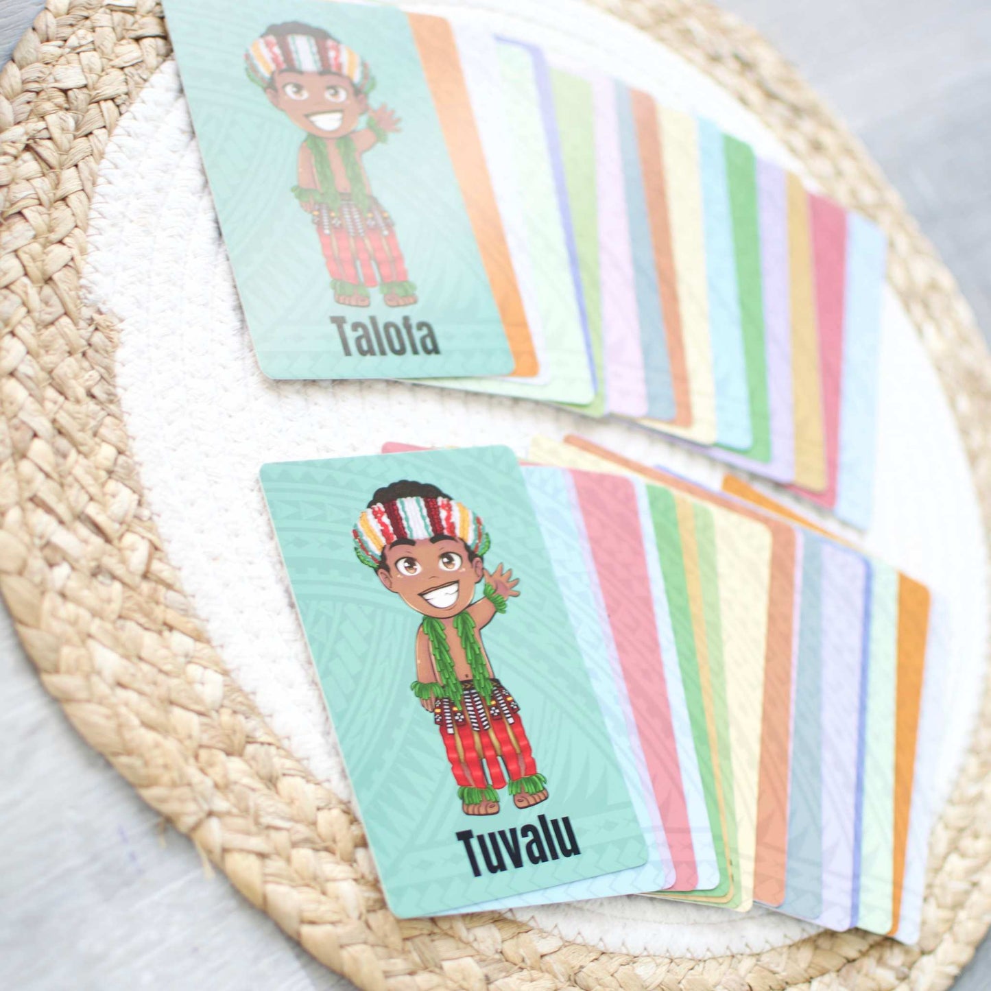 South Pacific Island Matching Cards